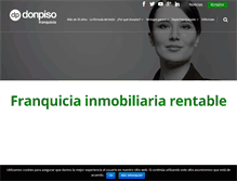 Tablet Screenshot of franquiciadonpiso.com